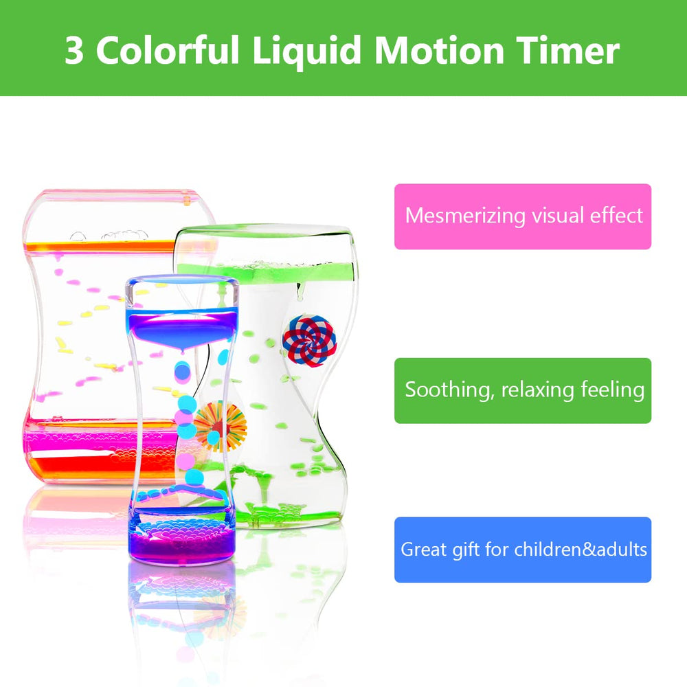 Coitak 3-pack bubbler timer is portable for desk use and focus breaks.