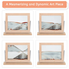 Coitak Moving Sand Art flows into landscapes as you rotate, calming focus