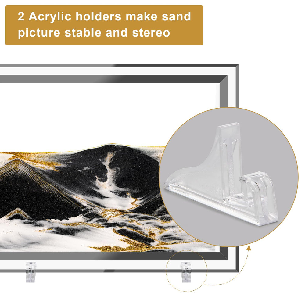 Coitak moving sand art picture compact desk sculpture for offices