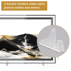 Coitak moving sand art picture compact desk sculpture for offices