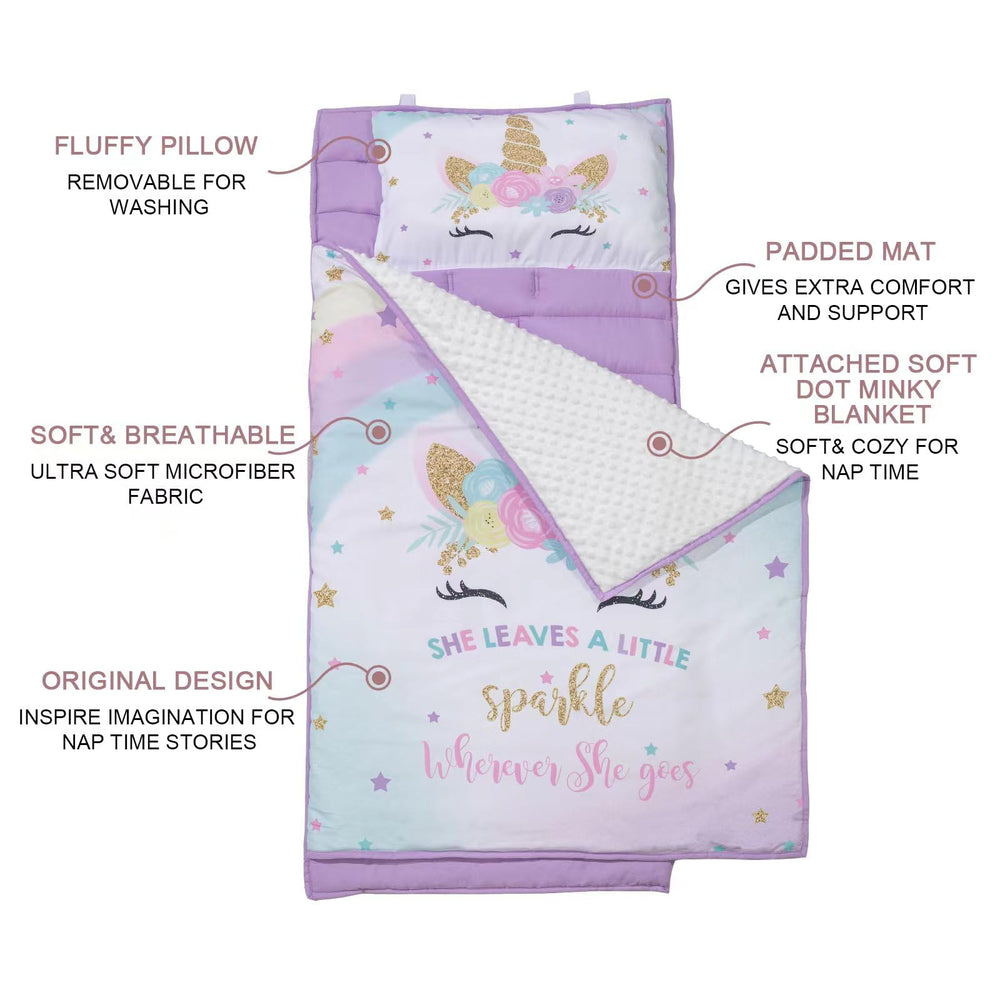 Cokouchyi padded mat highlights plush cushioning for a soft nap experience.