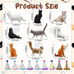 Colingmill animal figurine cake toppers create whimsical cake decor