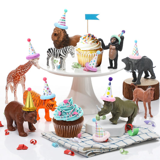 Colingmill jungle animal cake toppers for a playful safari vibe