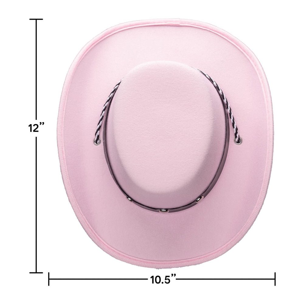 COLLECT PRESENT infant cowgirl hat pink side view for photo-ready outfits