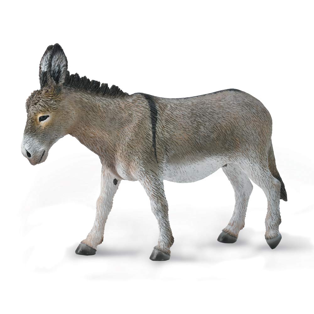 CollectA donkey model 88934 front view for display and collection