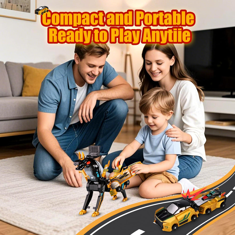 Collision Transforming Dinosaur Car Toy ideal gift for birthdays and party favors