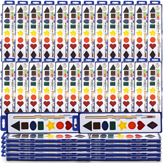 Color Swell bulk watercolor set with 36 colors ready for vibrant art projects
