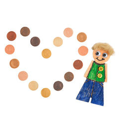 Colorations skin-tone color collection supporting inclusive art expressions.