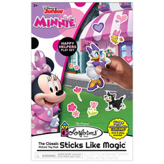 Colorforms Minnie Mouse box set on a colorful scene invites endless storytelling