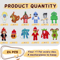 Colorful Brainrot figures bring bold color and personality to desks and shelves.