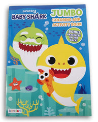 Coloring Books Pinkfong Baby Shark Jumbo Book shark-themed scenes inspire imaginative coloring.