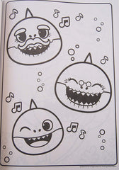 Coloring Books Pinkfong Baby Shark Jumbo Book pages invite colorful creativity on every spread.