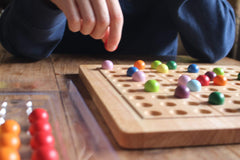 Puzzle card holder neatly organizes puzzle cards for easy access