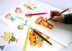 Colors-in-Motion break-free crayons resist breakage for longer coloring sessions