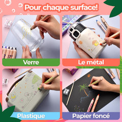 Colozoo Gecko 3-in-1 sharpener keeps pencils sharp for detail.