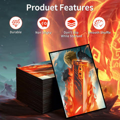 Comdek00 standard-size card sleeves fit MTG, PKM, and other games.