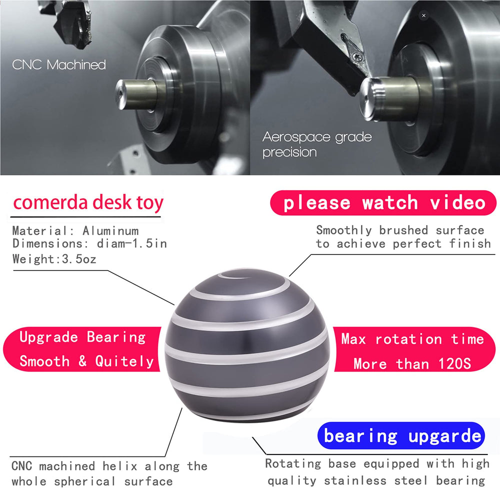 Comerda desk fidget toy spiral motion promotes calm during tasks