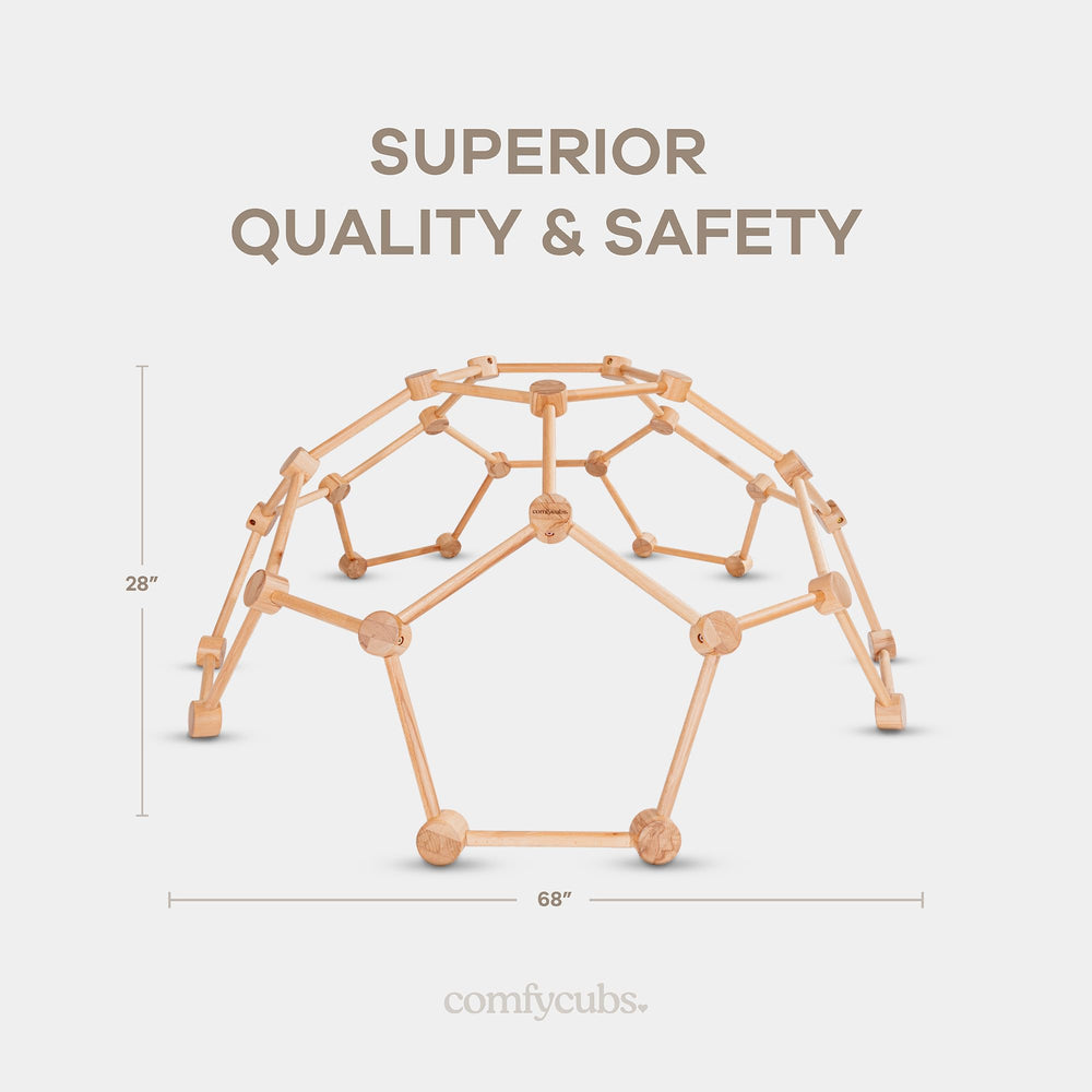 Comfy Cubs durable pine frame ensures safe, long-lasting use up to 120 lbs.
