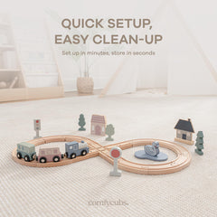Comfy Cubs toddler-friendly design uses smooth finishes for easy handling.