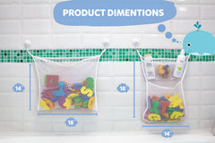 Comfylife locking suction cups keep the organizer securely attached