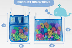 Comfylife ultra-strong suction cups secure organizer to tiles for stable storage.