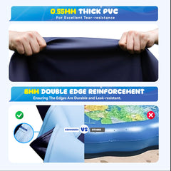 COMMOUDS splash pad non-slip surface keeps kids safe during play