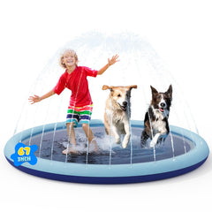 COMMOUDS Splash Pad with a non-slip surface for safer water play.
