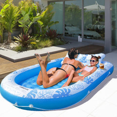 COMMOUDS UV-resistant pool float designed for long-lasting use in sun.