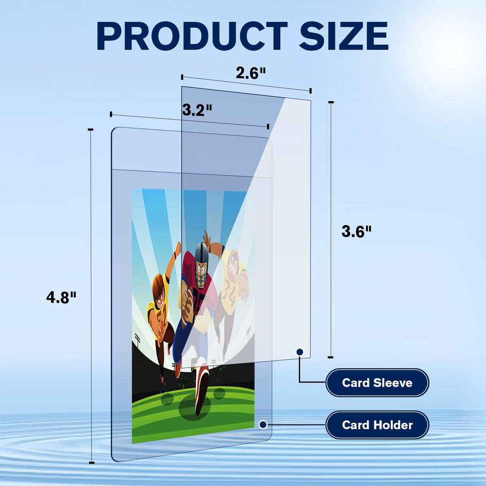 PSA submission-ready holder protects while preserving graded presentation of your cards.