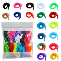 Comonc magic worm toy in bright colors for party props and kids' entertainment.