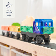 Connetix Rainbow Transport Pack car bases enable sturdy speed-vehicle designs