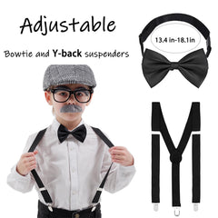 CONNICS bow tie and suspenders costume for quick dressing
