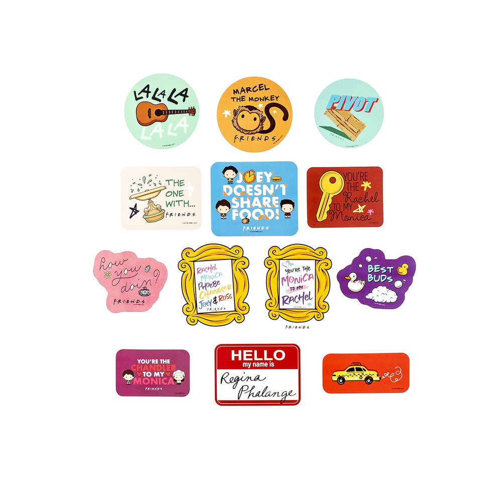 CON*QUEST Friends stickers are officially licensed and water-resistant for everyday wear.