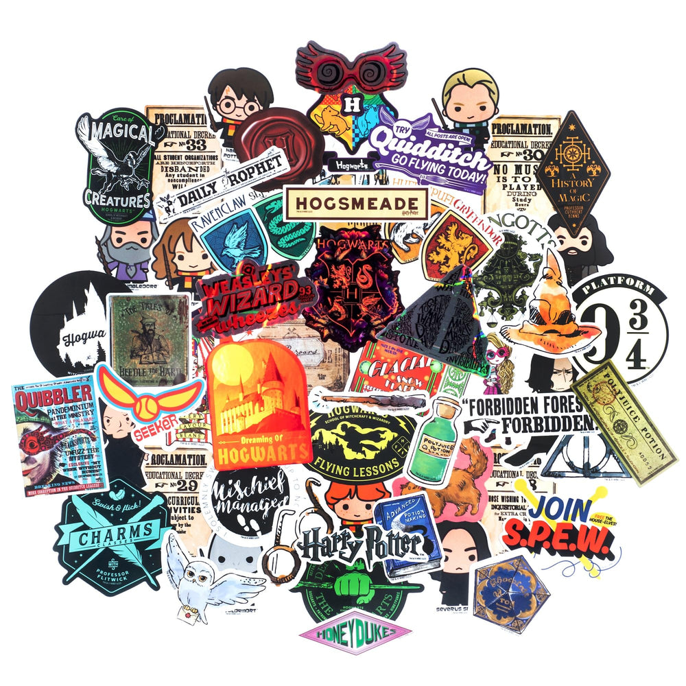 CON*QUEST proclamations sticker featuring iconic quotes for journals