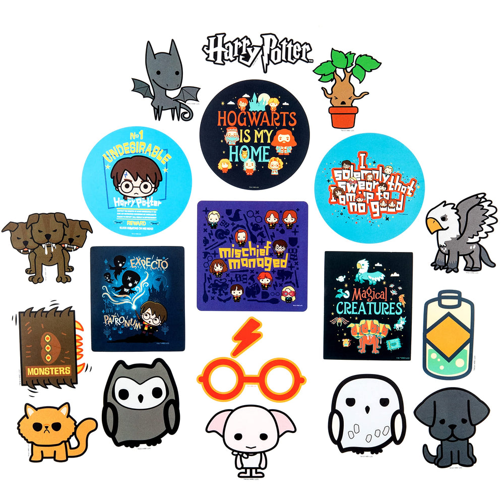CON*QUEST vinyl sticker set with varied sizes for creative decorating.