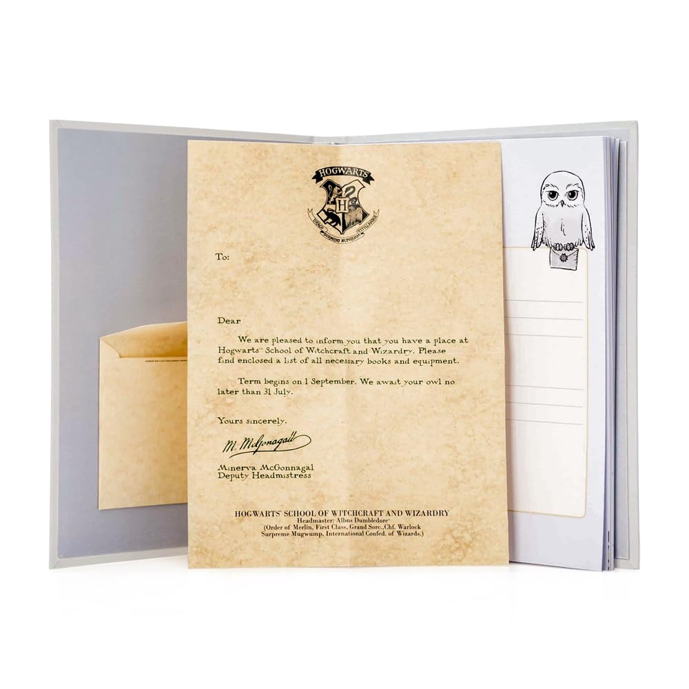 CON*QUEST Harry Potter album acceptance letter page capturing milestones for future memories