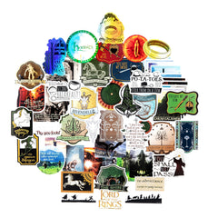 Conquest Journals LoTR stickers pack cover art for notebooks and laptops.