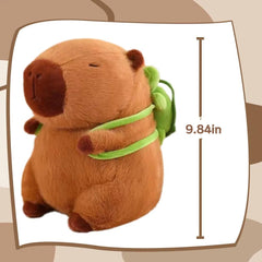 CONTEYEH Capybara plush toy close-up, soft fur for comforting hugs