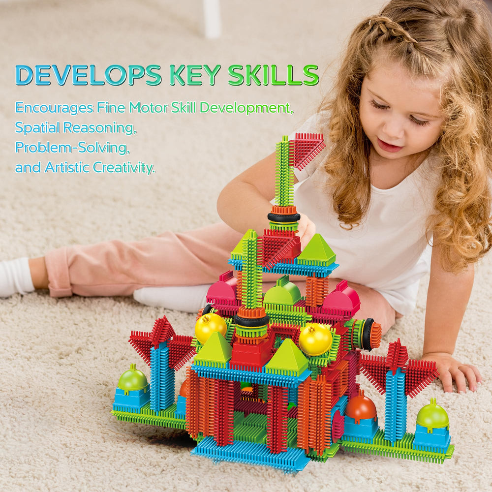 Contixo safe durable construction set with soft edges supports long-lasting play