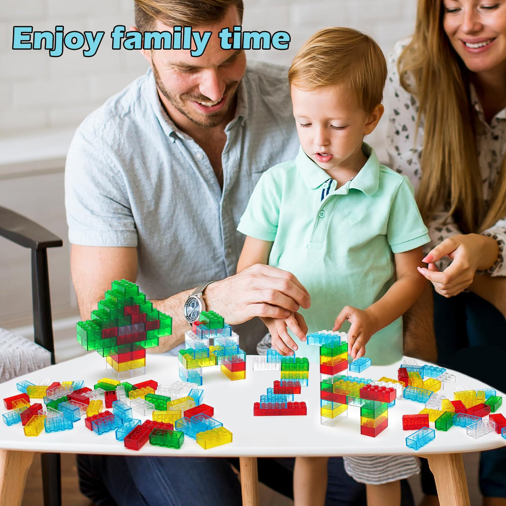 CONVENTEJOY green translucent bricks for concentration and design exploration