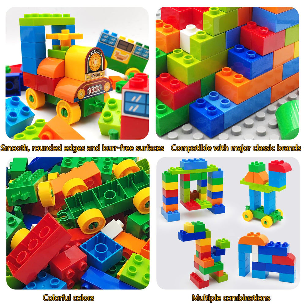 CONVENTEJOY multicolor play time supports hours of open-ended building and imagination