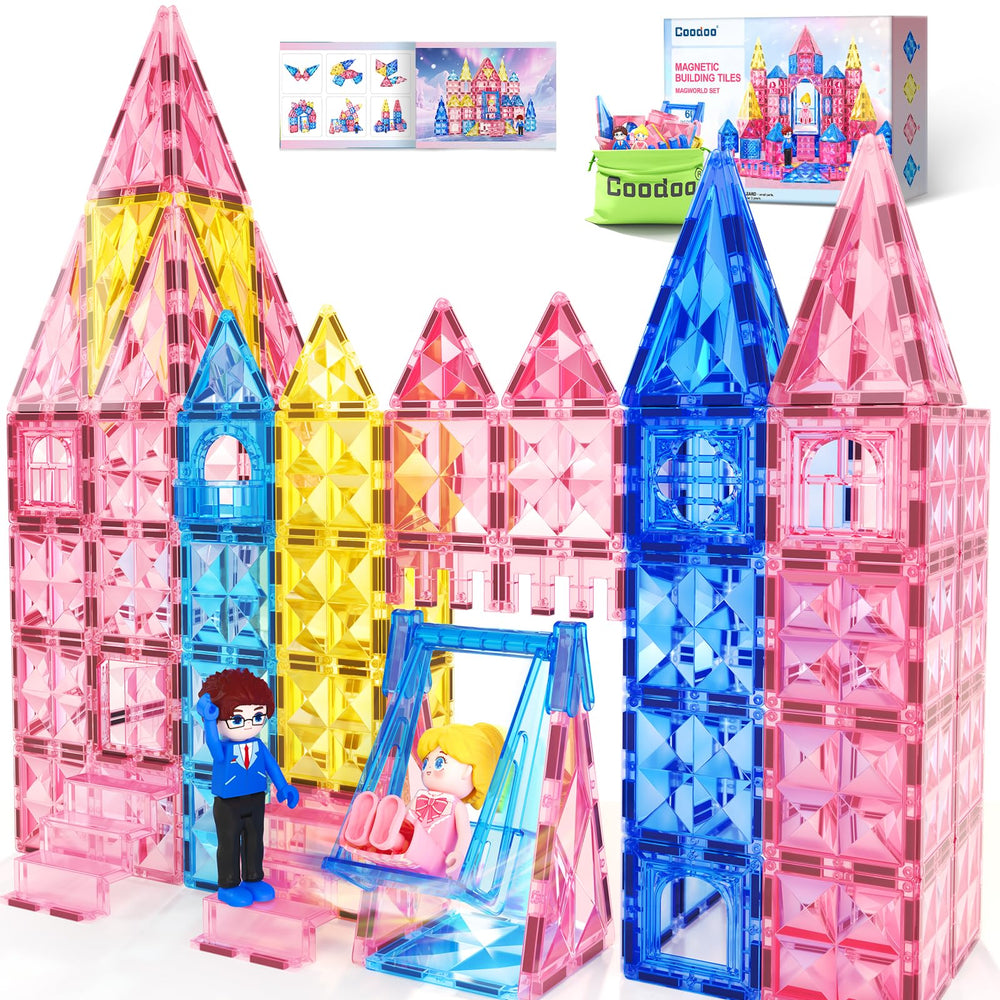 Coodoo Diamond Castle Tiles set for imaginative building play