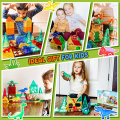 Coodoo Dinosaur Tiles tree-leaved tiles support jungle scene play.