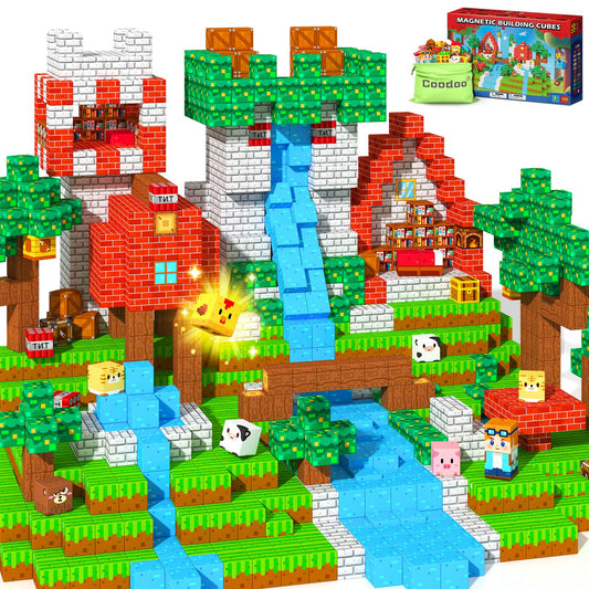 Coodoo forest blocks world offers imaginative play and tactile learning.
