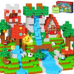 Coodoo forest blocks world offers imaginative play and tactile learning.