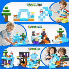 Coodoo Frozen Toys snow kingdom setup invites storytelling and collaborative building.