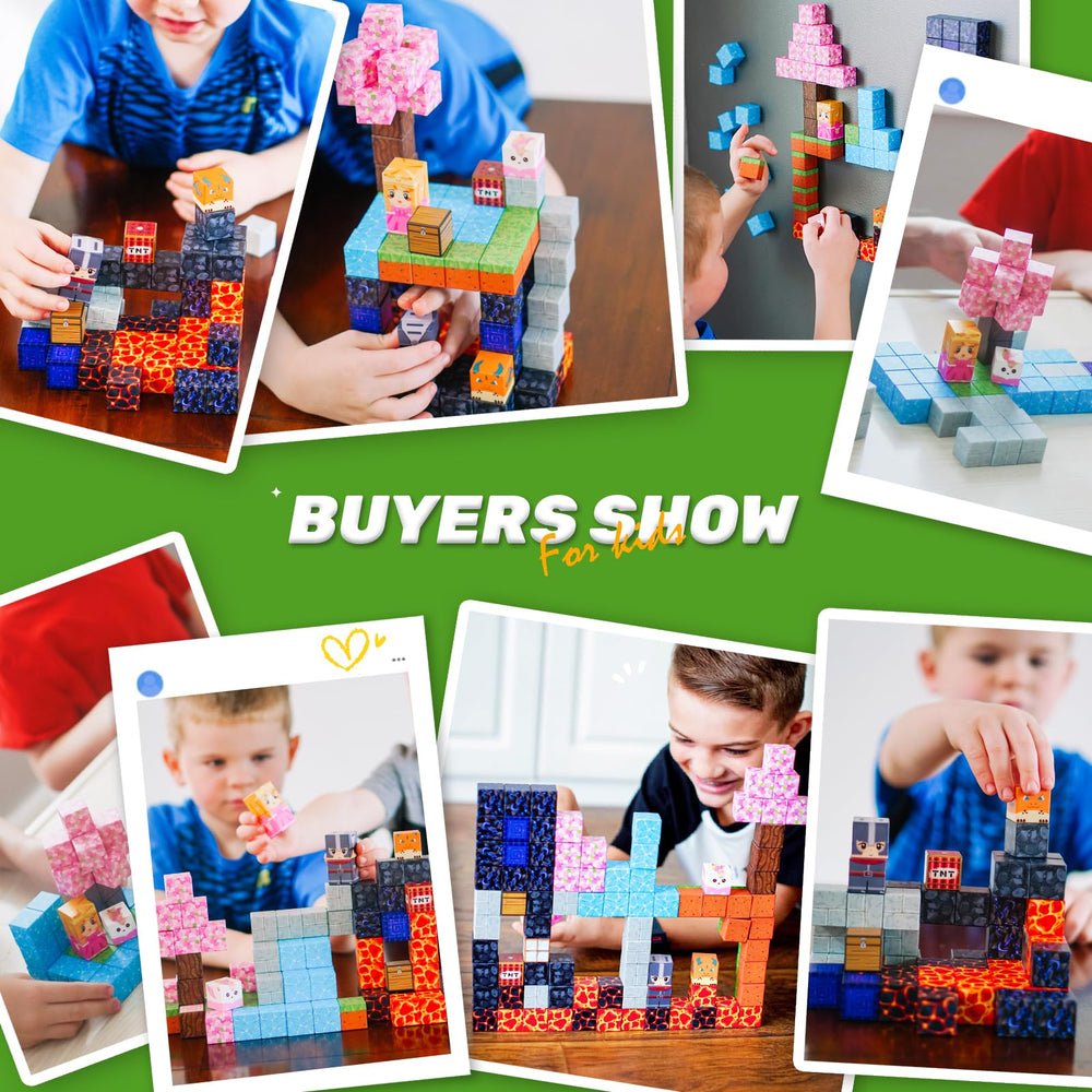 Coodoo Magnetic Blocks knights and princesses spark role-play and motor skills