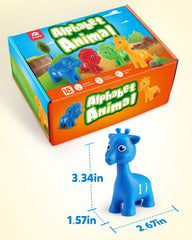 Coogam ABC letters matching toy set: durable material for classroom or home use