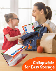 Coogam CVC Word Builder drawstring bag keeps pieces tidy