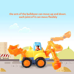 Coogam dump truck friction toy ready for imaginative site work indoors.